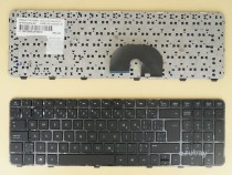 Canadian CA CF EF Keyboard for HP 665937-DB1 665326-DB1 640436-DB1 634139-DB1 V122603AK1-EF, Black with Frame