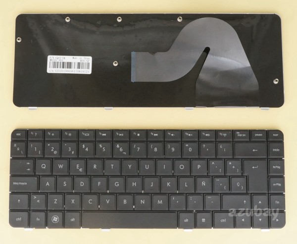 Spanish Keyboard SP Español Teclado for Laptop HP Compaq G42 CQ42 CQ42-100 CQ42-200 G42-300, Black