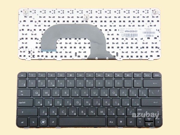 Russian Keyboard RU русский Клавиатура for HP Pavilion DM1-3000 DM1-3100 DM1-3200 dm1-3100er dm1-3200er dm1-3201er, Black with Frame