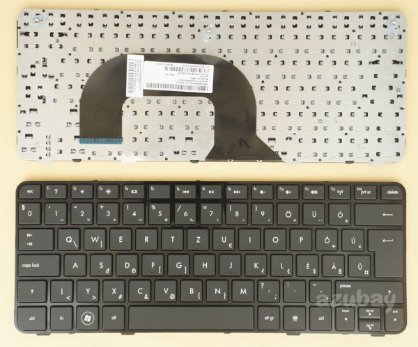 Hungarian Keyboard Magyar HG HU QWERTZ Billentyűzet for HP AENM9400210 NM9 V110346AK2 HU 2B-03224Q100 697435-211 699028-211 656707-211 659500-211, Black with Frame