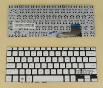 US UI English Keyboard for Samsung 911S3K 9310SK 910S3L 911S3L 9310SL NP911S3K NP9310SK NP910S3L NP911S3L NP9310SL, White No Frame
