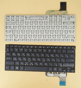 Russian Keyboard RU русский Клавиатура for Asus UX302 UX302L UX302LA UX302LG, Dark Blue No Frame