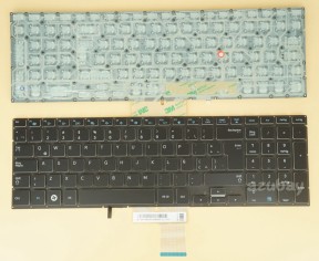 Latin LAS Spanish Keyboard LA Teclado for Samsung NP700Z7C 700Z7C 700Z7E NP700Z7E, Backlight version without backlight board, Black No Frame