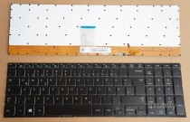 German Keyboard DE QWERTZ Deutsche Tastatur for Samsung SEC S/N: CNBA5903266CBYNF 2CR 7344, Backlit, Black No Frame