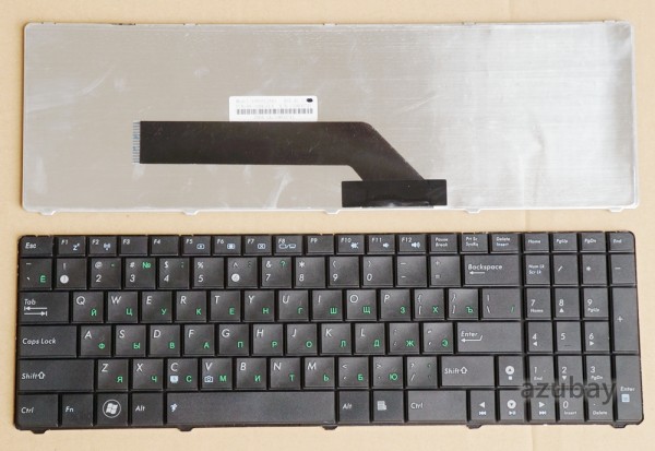 Russian Keyboard RU русский Клавиатура for Asus pro66 pro66IC Pro79A Pro79AB Pro79AC Pro79AD Pro79AE Pro79AF Pro79I Pro79IC Pro79ID Pro79IJ Pro79IO X5DAB X5DAD X5DAF X5DC X5DID X5DIE X5DIJ X5DIL X5EA X5EAC X5EAE X66 X66I X66IC, Black