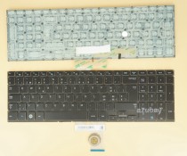 Swiss German CH SW QWERTZ Schweiz Tastatur Keyboard for Samsung NP700Z7C 700Z7C 700Z7E NP700Z7E, Backlight version without backlight board, Black No Frame