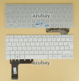 AZUBAY.COM UK GB British Keyboard for Asus VivoBook E202M E202MA E202S E202SA E203MA, VivoBook Flip TP201SA TP210SA, White No Frame