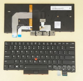 US UI English Keyboard for Lenovo Thinkpad T470 (20HD 20HE 20JM 20JN), T480 (20L5 20L6), A475 (20KL 20KM), A485 (20MU 20MV), Backlit, With a little scratch