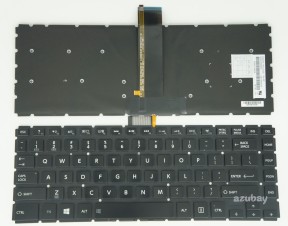 US UI English Keyboard for Toshiba Satellite MP-13R53USJ930 6037B0096202, Backlit, Black No Frame