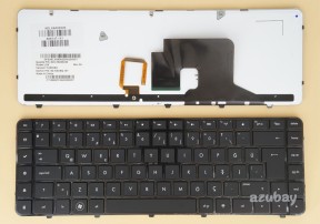 Turkish Keyboard TR Türkçe klavye for HP Pavilion DV6-3000 DV6-3100 DV6-3200 DV6-3300 DV6-4000 dv6z-3000 dv6t-3000 dv6t-3100 dv6z-3100 dv6t-3200 dv6z-3200, Black with Frame