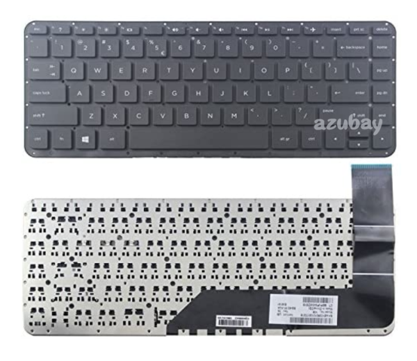 US UI English Keyboard for HP Stream 14-Z 14-Z000 14-z010nr 14-z040wm 14-z010nd, Black No Frame