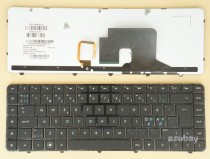 Scandinavian Nordic Danish Norwegian Swedish Finnish Keyboard Dansk tastatur Norsk tastatur Suomi näppäimistö Svensk tangentbord for HP AELX6N00220 606747-DH1 LX6 9Z.N4CBQ.11N, Backlit, with Black Frame