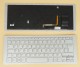 French Keyboard AZERTY Français Clavier for Sony VAIO 149265441FR 9Z.NABBQ.80F AEFI3F000203A, Backlit, Silver with Frame