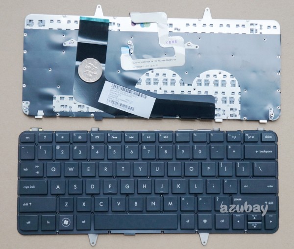 US UI English Keyboard for HP Envy Spectre Ultrabook XT 14-3000 14t-3000 14-3100 14t-3100 14-3200 14t-3200, Backlit, Black No Frame