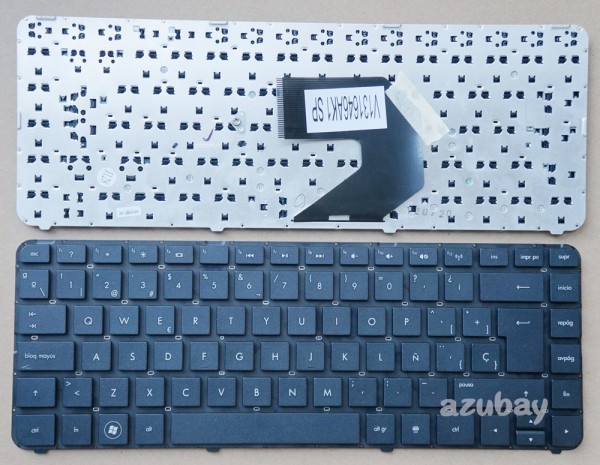 Spanish Keyboard SP Español Teclado for Laptop HP Pavilion g4-2203la g4-2204la g4-2205la g4-2210la g4-2260la g4-2262la g4-2264la g4-2266la g4-2268la g4-2282la g4-2283la g4-2300la g4-2304la g4-2306la g4-2308la g4-2368la g4-2380la, Black without Frame