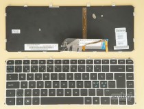 Scandinavian Nordic Danish Norwegian Swedish Finnish Keyboard Dansk tastatur Norsk tastatur Suomi näppäimistö Svensk tangentbord for Laptop HP Envy 4-1000 4t-1000 4t-1000 4t-1100 4t-1100 4t-1200, Envy 6-1000 6z-1000 6z-1100 Sleekbook and Ultrabook Touchsmart, Backlit, Black with Silver Frame