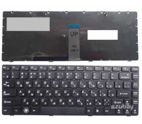Russian Keyboard RU русский Клавиатура for Lenovo 25209343 25209373 25209314, Black with Frame
