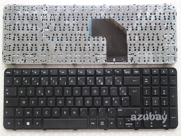 French Keyboard AZERTY Français Clavier for HP Pavilion g6-2000 g6-2100 g6-2200 g6-2300 g6-2041ef g6-2041sf g6-2042sf g6-2043sf g6-2047sf g6-2050sf g6-2051sf g6-2052sf g6-2053ef g6-2053sf g6-2054sf g6-2128sf g6-2135sf g6-2138sf g6-2139sf g6-2140sf g6-2141sf g6-2143sf g6-2144sf g6-2145sf, Black with Frame