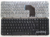 French Keyboard AZERTY Français Clavier for HP 673613-051 R36 AER36F00110 MP-11M86F0-920, Black with Frame