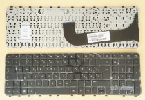 Italian Keyboard IT Tastiera Italiana for HP Pavilion Envy PK130R12B15 690274-061 686914-061, Black with Frame