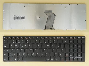 Spanish Keyboard SP Español Teclado for Laptop Lenovo 25210924 25210954 25210894, Black with Frame