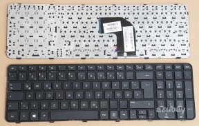 German Keyboard DE QWERTZ Deutsche Tastatur for Laptop HP Pavilion g6-2000 g6-2100 g6-2200 g6-2300 g6-2007sg g6-2376eg g6-2370eg g6-2356sg g6-2353sg g6-2350sg g6-2348sg g6-2347sg g6-2345sg g6-2330sg g6-2315sg g6-2314sg g6-2311sg g6-2311eg g6-2305sg g6-2305eg g6-2304sg g6-2303sg g6-2301sg g6-2300sg, Black with Frame