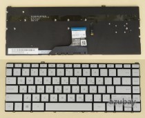 Hebrew Keyboard Israel HE HB מקלדת עברית for Laptop HP 920694-BB1 6037B0132424 HPM16N8 HPM16N83HBJ930, Backlit, Silver No Frame