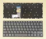 AZUBAY.COM Arabic AR & US Keyboard for Laptop Lenovo PC1C-AR SN20N89632 V163520AS1-AR, Gray No Frame