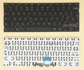UK GB British Keyboard for ASUS chromebook C200 C200MA, Black No Frame