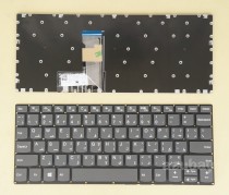 Arabic AR & US Keyboard for Laptop Lenovo ideapad Yoga 330-11IGM 330H-11IGM 330L-11IGM 330R-11IGM 330E-11IGM, Flex 6-11IGM, Gray No Frame