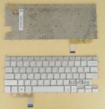Korean KR & US Keyboard for Samsung SEC S/N: CN13BA5904164BBYNFJ35, Silver, Black No Frame