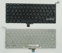 Czech Keyboard česká klávesnice For Apple Macbook Pro 13  A1278 2009 2010 2011 Mid-2012, without backlight board, Black No Frame