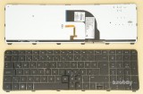 Azubay.com Turkish Keyboard TR Türkçe klavye for HP 681981-141, Backlit, Black with Frame