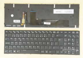 Portuguese Keyboard PT Português Teclado for Clevo P650HP3 P650HP3-G P650HP6-G P650HS-G P650RP6 P650RP6-G P650RS6-G P650RS-G P651HP3-G P651HP6-G P651HS-G P655HP3-G P655HP6-G P670HP6 P670HP6-G P670HS-G P670RP6 P670RP6-G P670RS-G P671HP6-G P671HS-G, with RGB Backlight and Crystal Keys