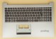 UK GB British Keyboard with Palmrest Case Top Cover for Laptop Asus NSK-USG01 0K200-00080000 0K05-000S000 9Z.N8SLU.G01 90R-NTD1K1080Y 13N0-NPA05010A 13GNTD1AM040-1, Backlit, Silver