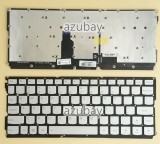 Azubay.com  US UI English Keyboard for Laptop Lenovo ideapad Yoga 900S-12Isk ( Type 80ML ), Backlit, Silver No Frame