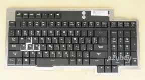 Arabic AR & US Keyboard for Laptop ASUS ROG G800VI GX800VH, RGB Backlight, Black No Frame