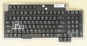 Korean KR & US Keyboard for Laptop ASUS ROG G800VI GX800VH, RGB Backlight, Black No Frame