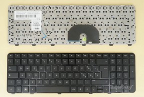 Italian Keyboard IT Tastiera Italiana for HP 640436-061 634139-061 HPMH-634139-061 V122603AK1-IT, Black with Black Frame