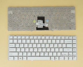 US UI English Keyboard for Laptop Sony MP-09L13US-8861 550102L05-515-G 148792421, White No Frame