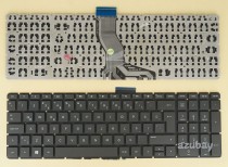 Turkish Keyboard TR Türkçe klavye for Laptop HP Pavilion 15-ab107nt 15-ab202nt 15-ab203nt 15-ab208nt 15-ab209nt 15-ab210nt 15-ab211nt 15-ab212nt 15-ab214nt 15-ab216nt 15-ab217nt 15-ab220nt 17-g000 17-g001nt, with Vertical Enter, Black No Frame