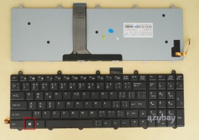 Czech Keyboard česká klávesnice for Laptop Laptop Clevo 6-80-P2100-271-3, V132150BK1 CZ, RGB Backlight, Black, Win 8 Version, Win key on the left