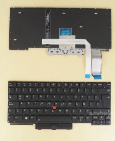 Latin LAS Spanish Keyboard LA Teclado for Lenovo Thinkpad SN20U63893-01, V185920DK1 LA, SN20U63675-01, V185920BK1 LA, PK131D53B26, SkidsBL-85UK, Backlit, Black No Frame