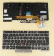 LA Spanish Keyboard For Lenovo Thinkpad L390 Yoga ( 20NT 20NU)  Silver Frame Backlit