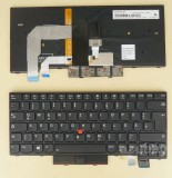 German Keyboard DE QWERTZ Deutsche Tastatur for Lenovo Thinkpad T470 T480 A475 A485 Backlit, Black