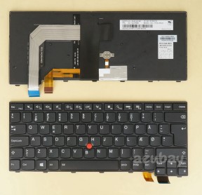 Danish Keyboard For Lenovo ThinkPad 00UR364 00UR404 01EP477 01EP436 Backlit