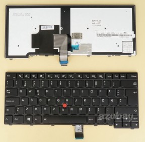 Norwegian Keyboard for Lenovo ThinkPad 00HW857 04X0159 04X0121 01AX330 Backlit