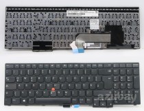 German Keyboard DE Deutsche Tastatur for Lenovo Thinkpad E570 (20H5 20H6) E570C E575 (20H8) Black