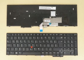 Hungarian Keyboard for Lenovo Thinkpad E570 (20H5 20H6) E570C E575 (20H8) Black