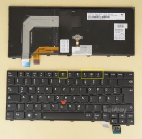German Keyboard for Lenovo Thinkpad 01EP439 01EP480 Backlit Black
